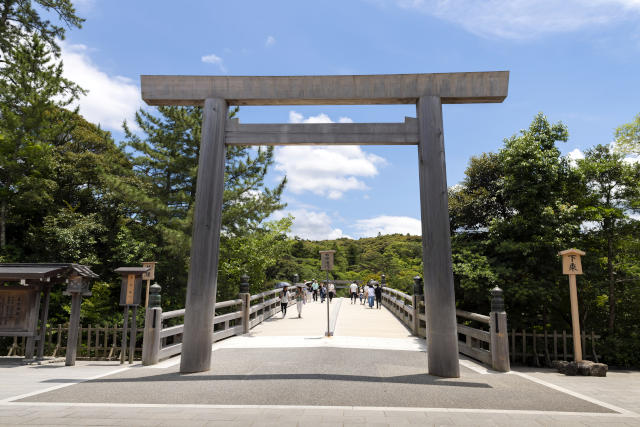 宇治橋の鳥居