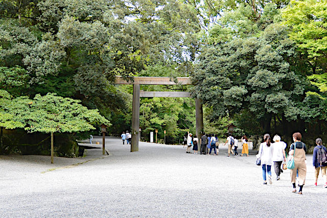 伊勢神宮内宮の一の鳥居