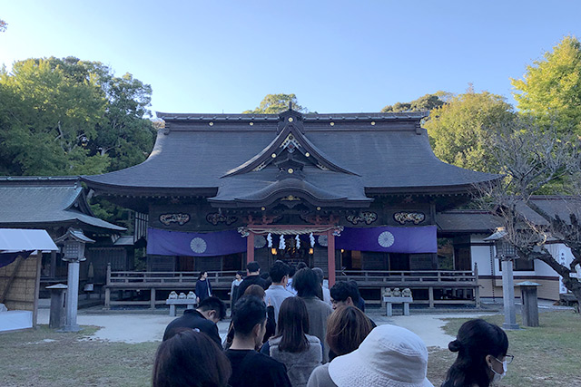 大洗磯前神社の拝殿