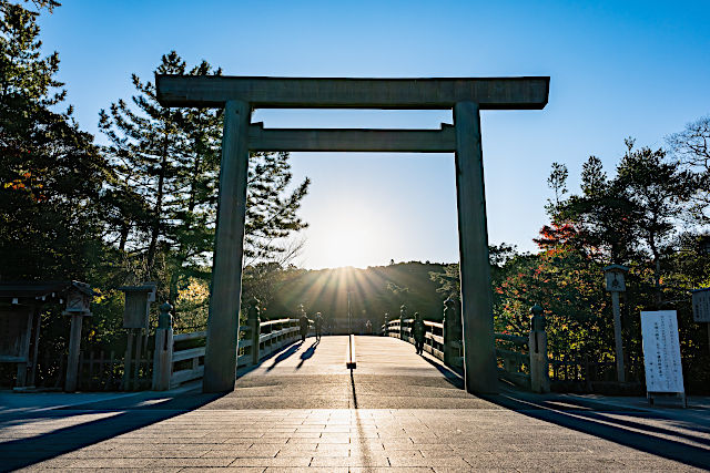 内宮・宇治橋の鳥居