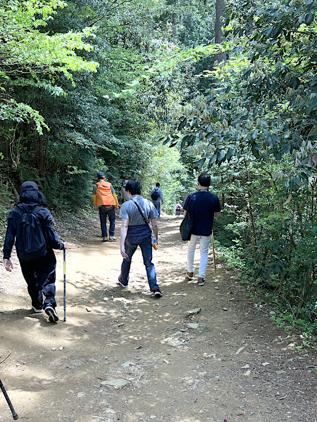 御岩山の下り