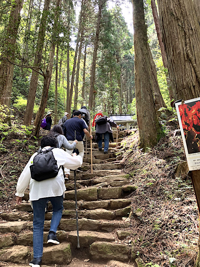 かびれ神宮への表参道