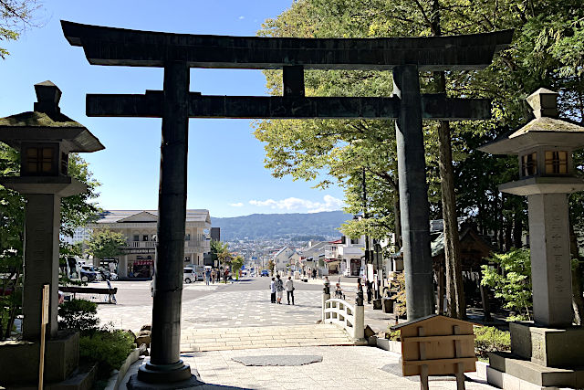 下社・秋宮 鳥居