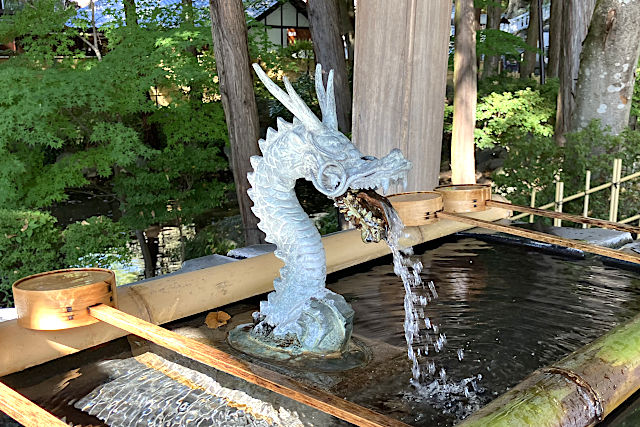 下社・秋宮 手水舎