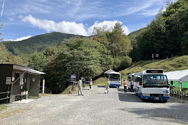 分杭峠・氣場へ