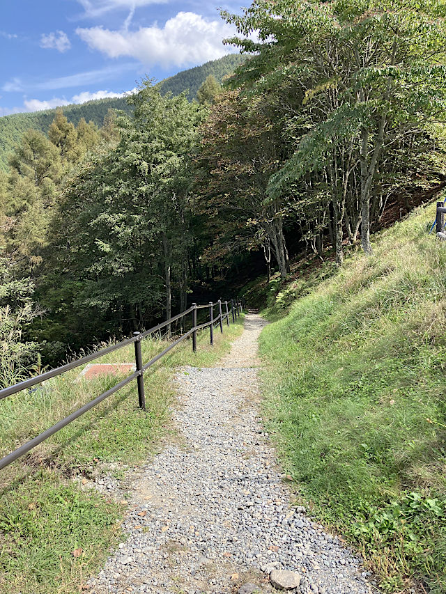 分杭峠・氣場へ