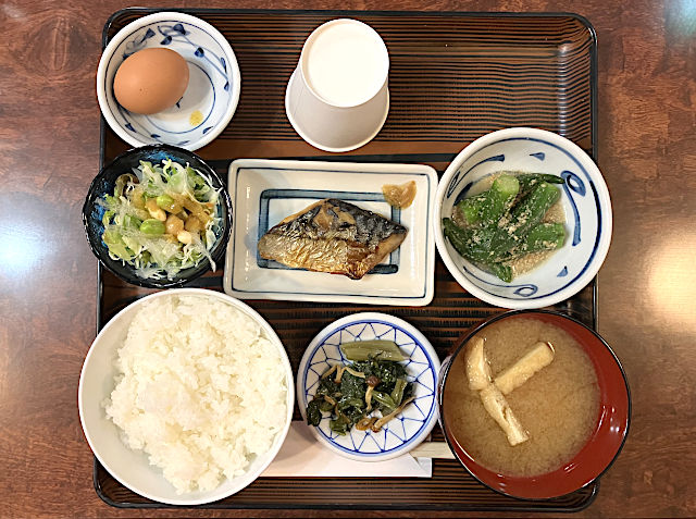ホテル飯田屋の朝食