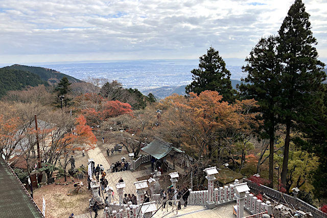 大山阿夫利神社からの眺望