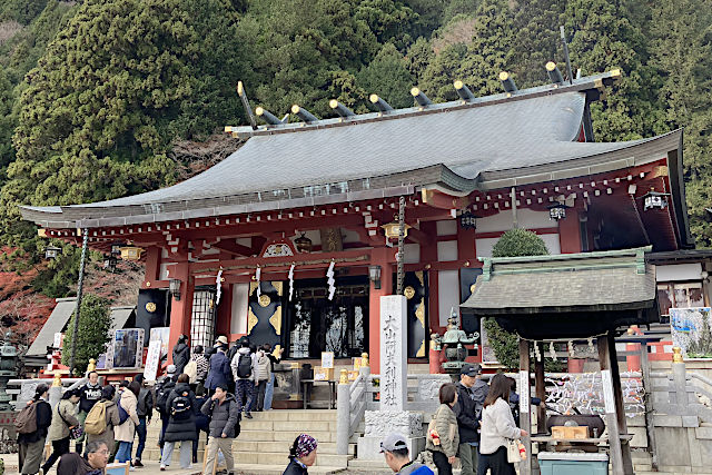 大山阿夫利神社の拝殿