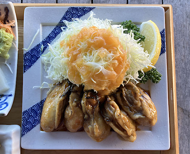 牡蠣バター御膳