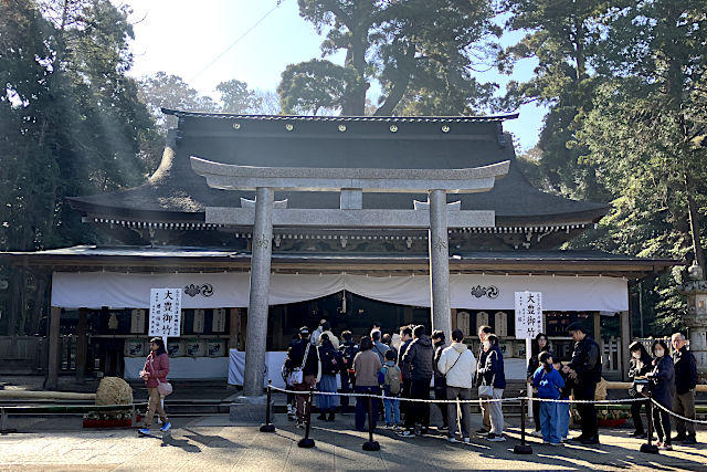 鹿島神宮の拝殿