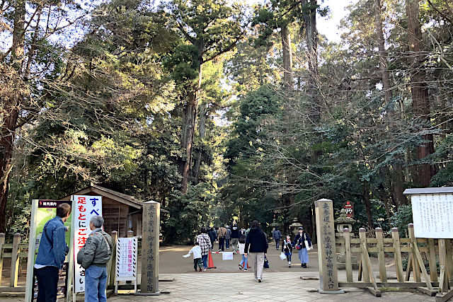 鹿島神宮の奥参道
