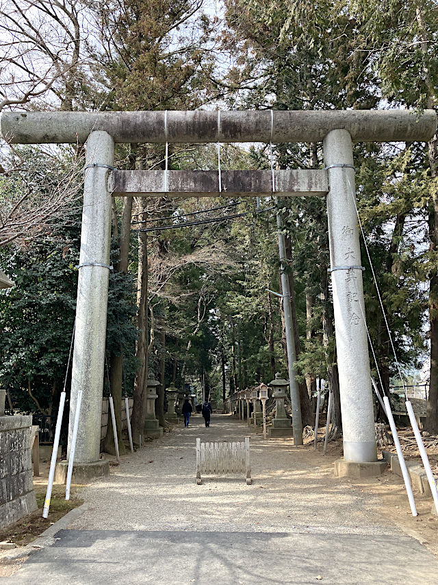 大鳥居と表参道