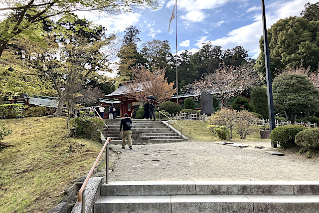 志波彦神社の境内