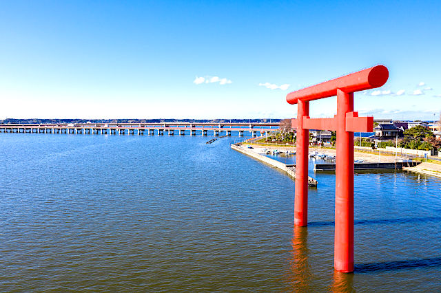 鹿島神宮の一之鳥居