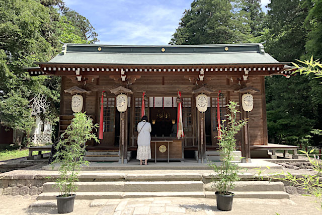 伊佐須美神社・仮拝殿