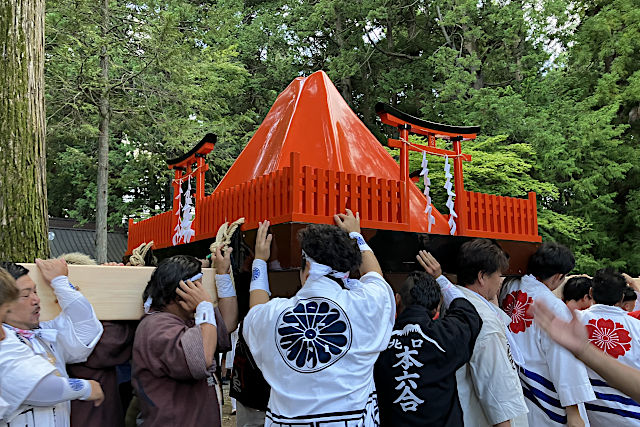 富士山の神輿