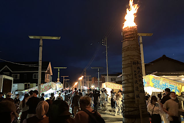 本町通りの大松明