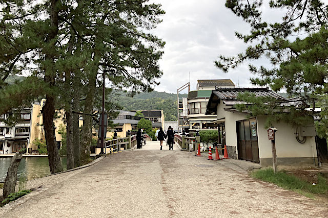 天橋立・廻旋橋へ