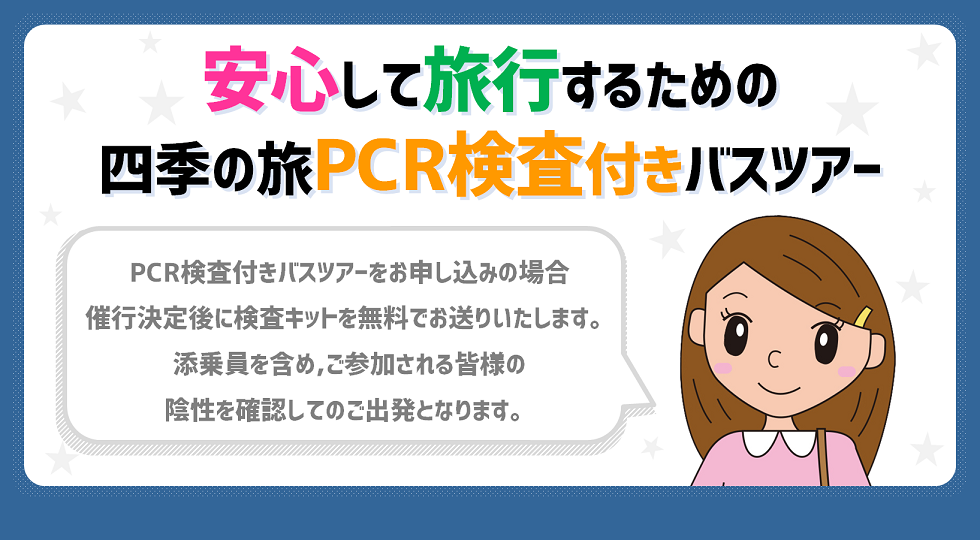 PCR検査付きツアーで安心旅行