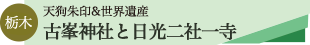 古峯神社と日光二社一寺バスツアーのタイトル