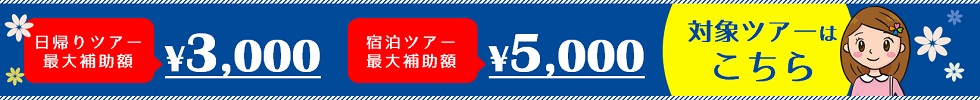 全国旅行支援対象ツアーはこちらをクリック