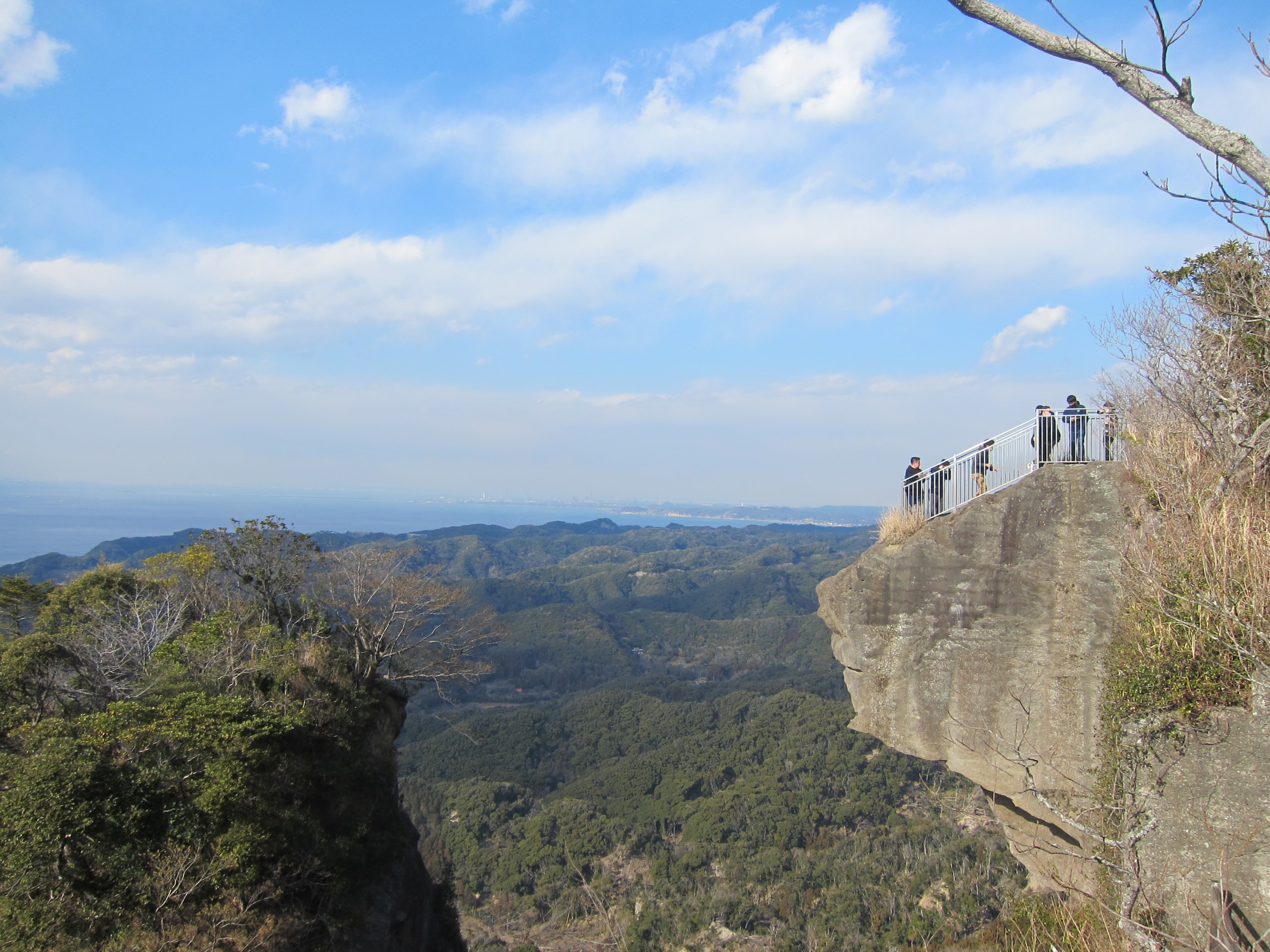 鋸山の「地獄のぞき」