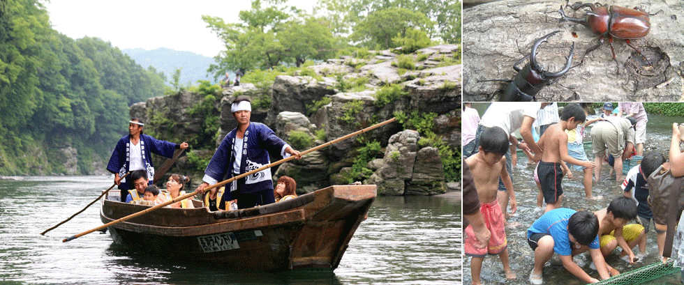 親子で夏旅！カブトムシ＆ライン下り！in秩父