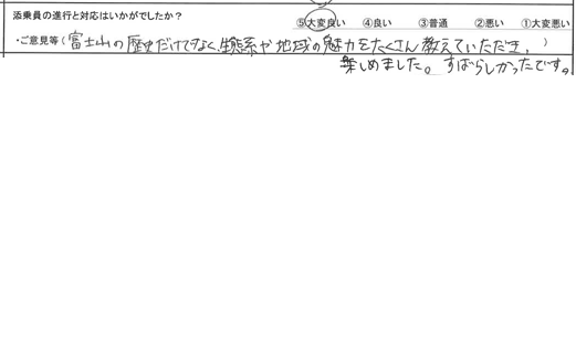 お客様の感想・口コミ