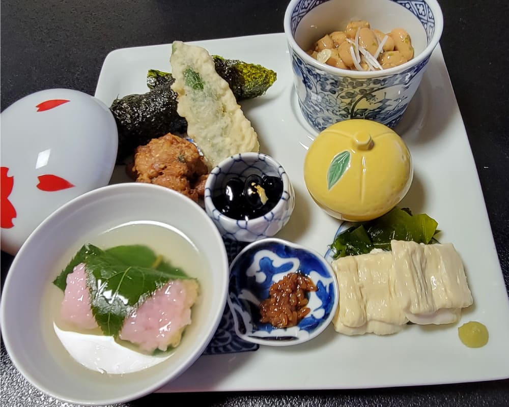 朝食プチおせち料理イメージ