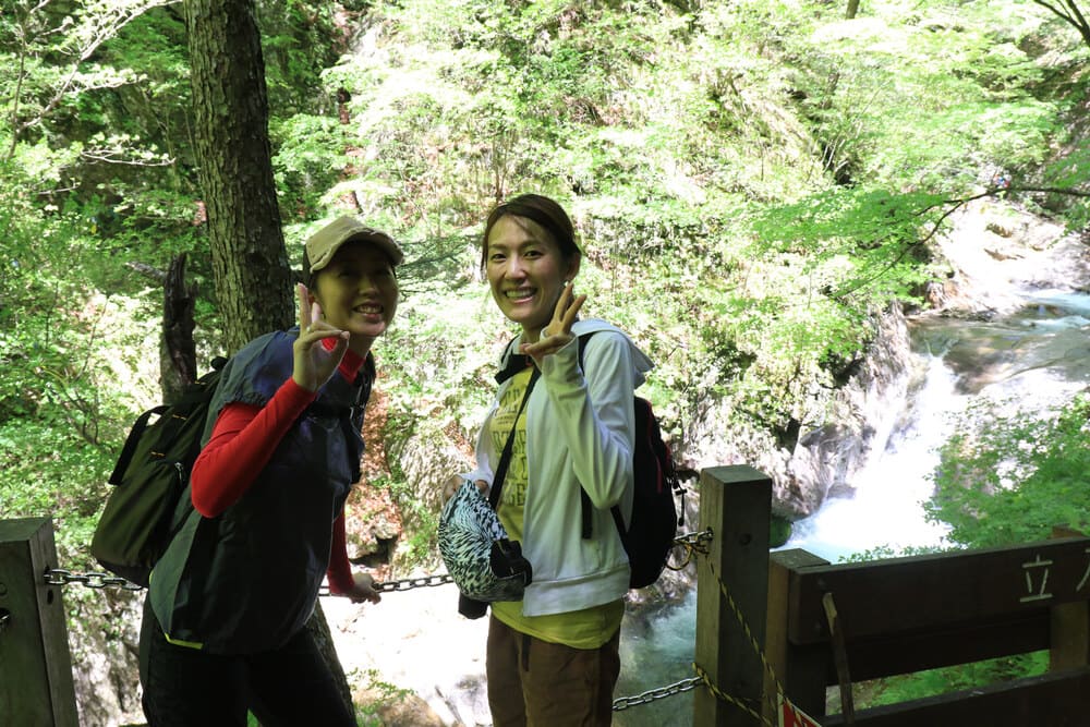 山ガールでも満足なのが西沢渓谷