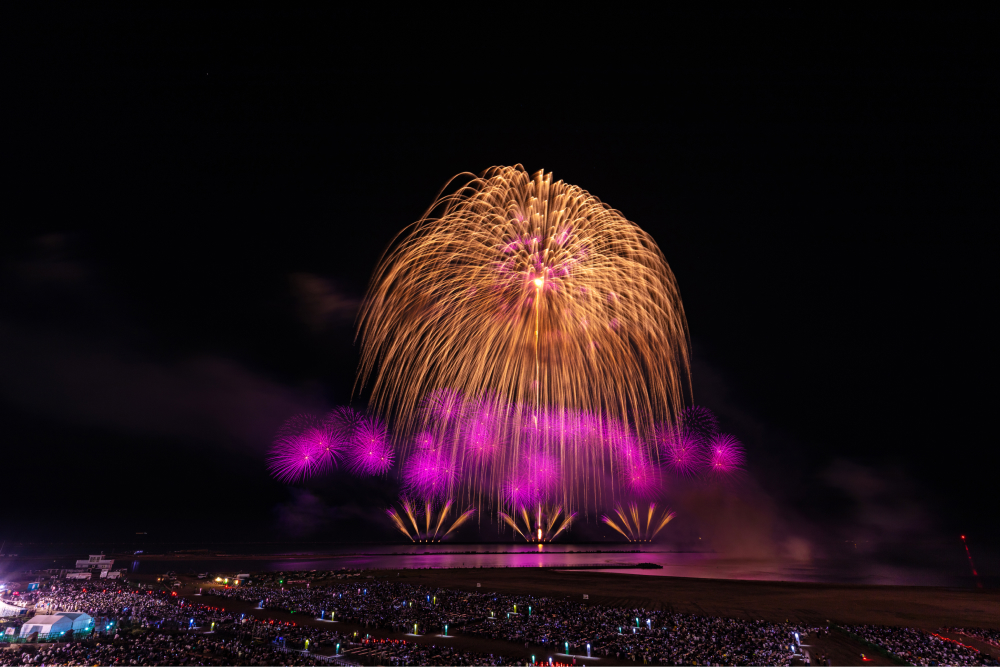 柏崎花火三尺玉