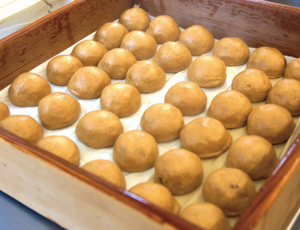 伊香保温泉街 温泉饅頭