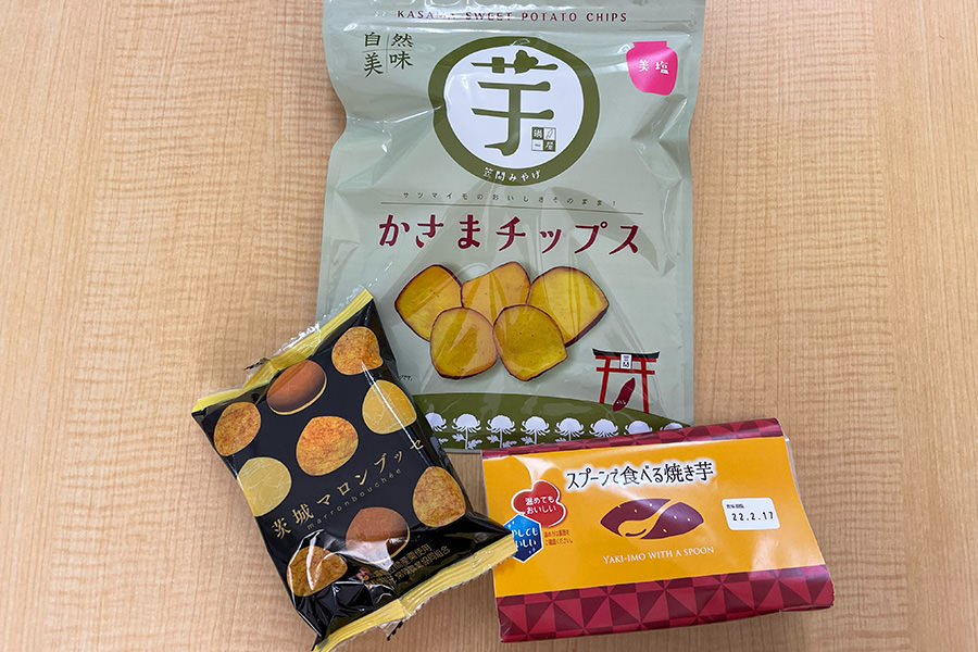 笠間の特産品にちなんだお菓子が人気