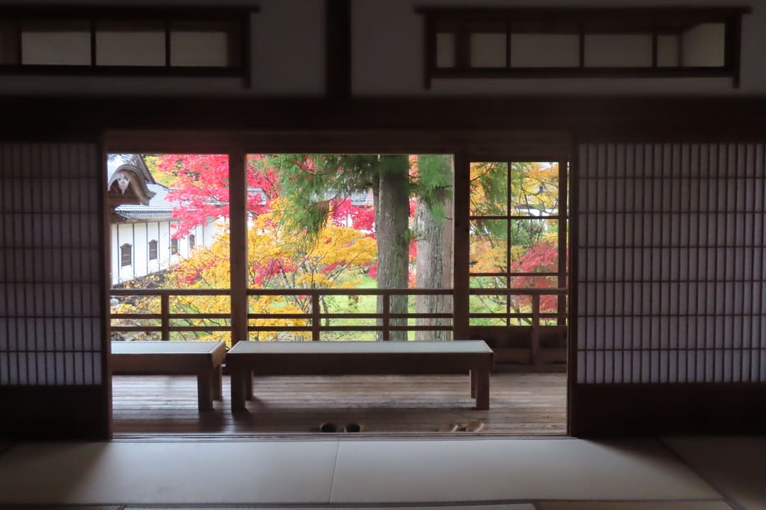紅葉が素晴らしい雲洞庵