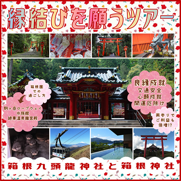 箱根九頭龍神社で縁結び参拝ツアーのイメージ画像SP版