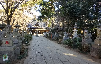 大宝八幡宮　参道