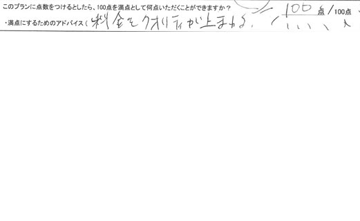 お客様の感想・口コミ