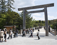 伊勢神宮・内宮・宇治橋（イメージ）