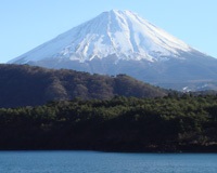 西湖からの富士山（イメージ）