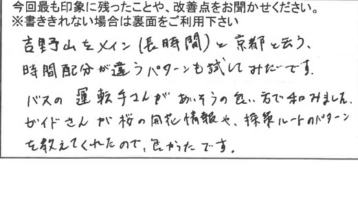 お客様の感想・口コミ