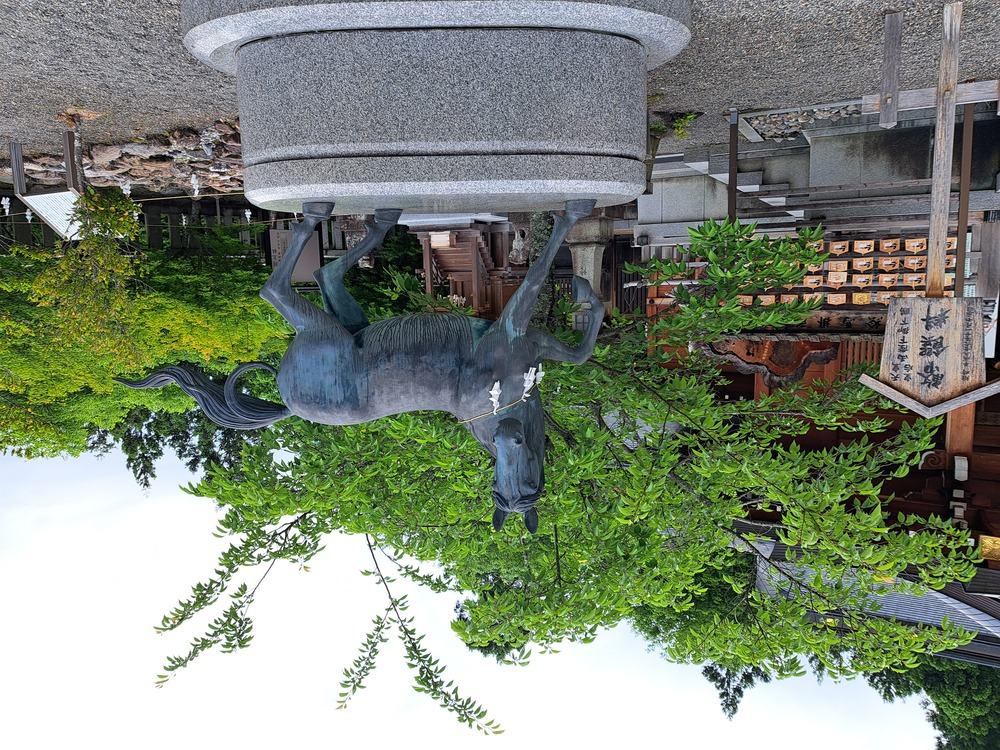 丹生川上神社下社 馬象