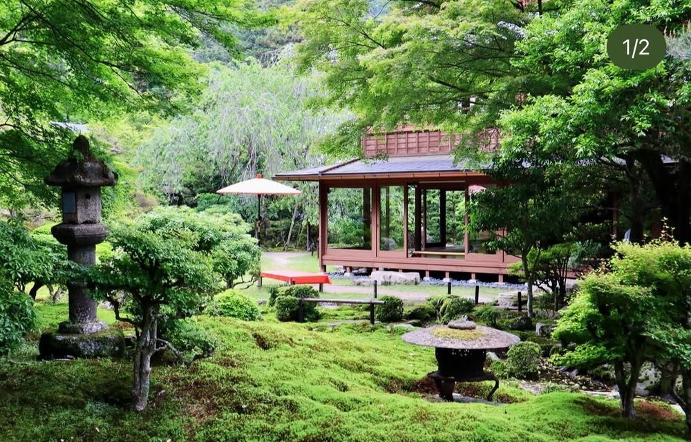 旧竹林院のお庭