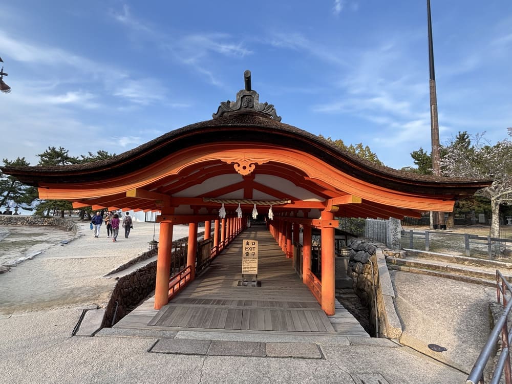 厳島神社　出口