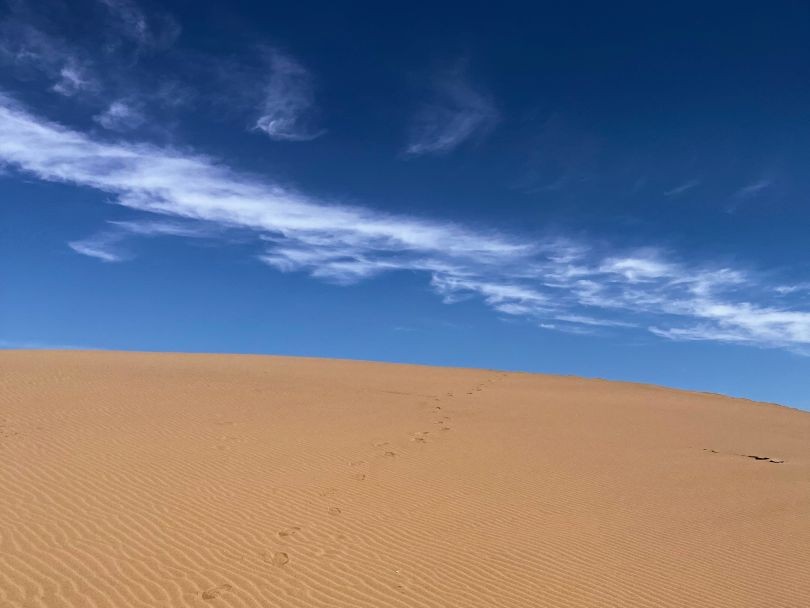 鳥取砂丘と青空