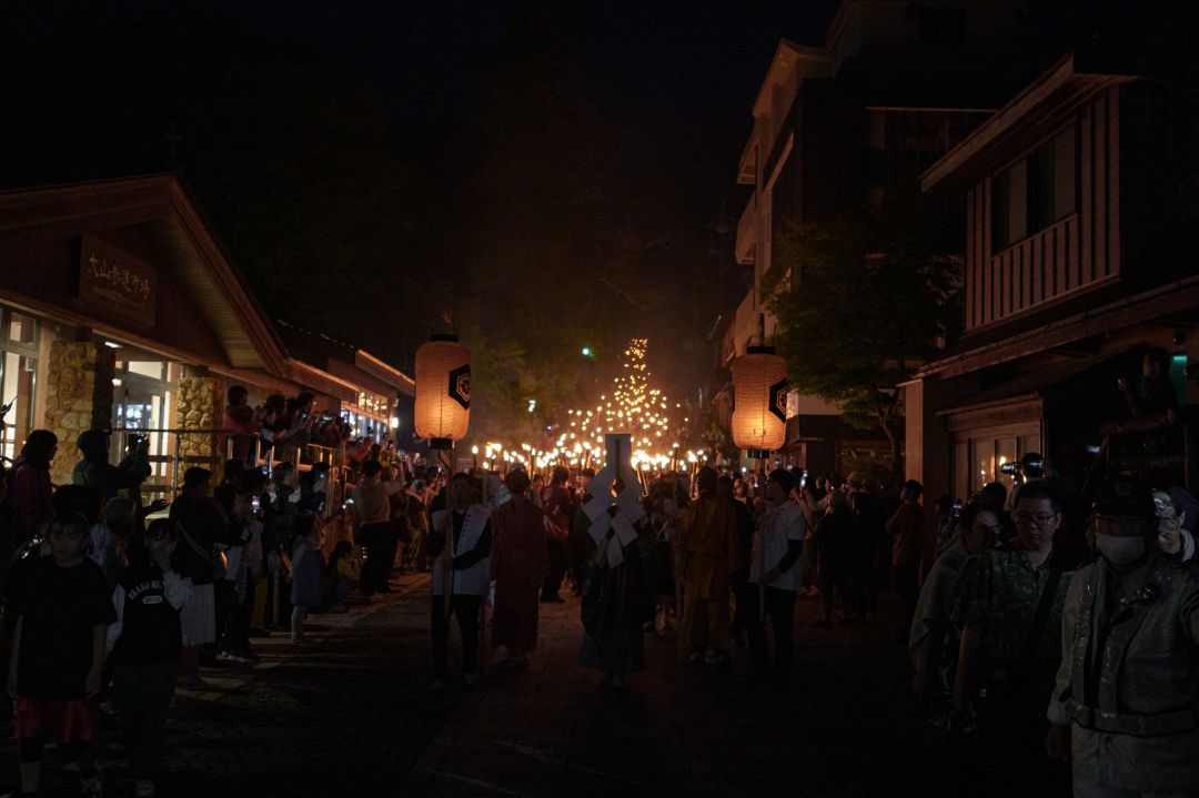 大山参道の様子