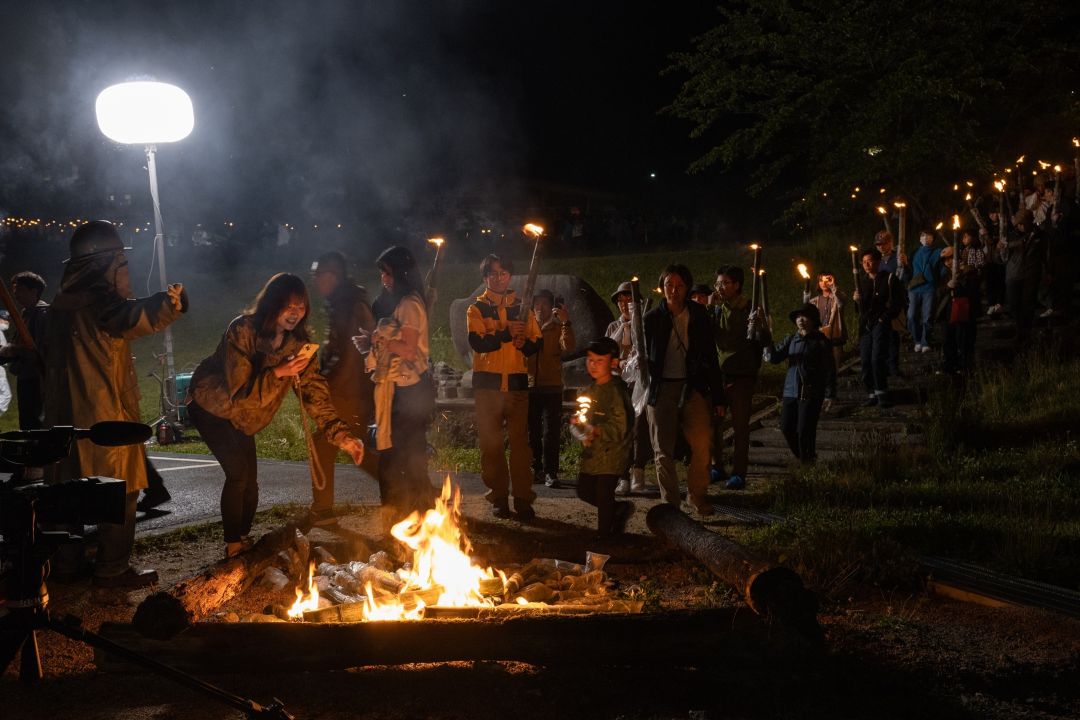 たいまつ行列終着場所