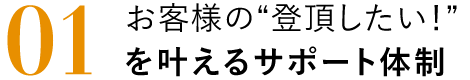 お客様の「登頂したい！」を叶えるサポート体制