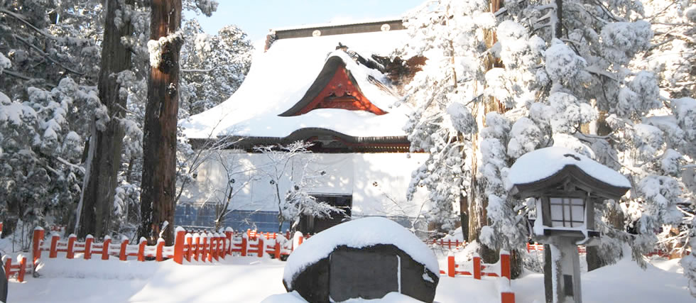 冬に巡る出羽三山バスツアー