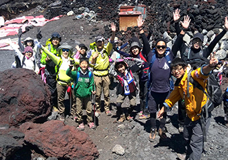 2泊で登る超ゆったり行程の富士登山のイメージ